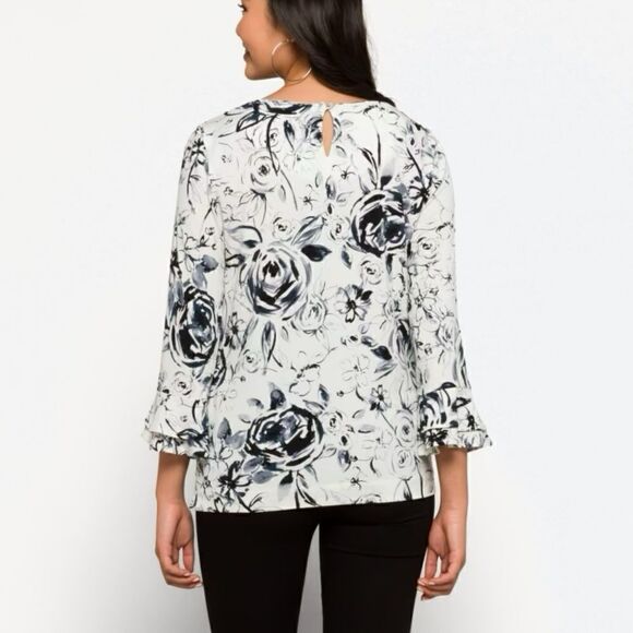 New Karl Lagerfeld Plus Size Knit Top Size XL - Picture 3 of 11